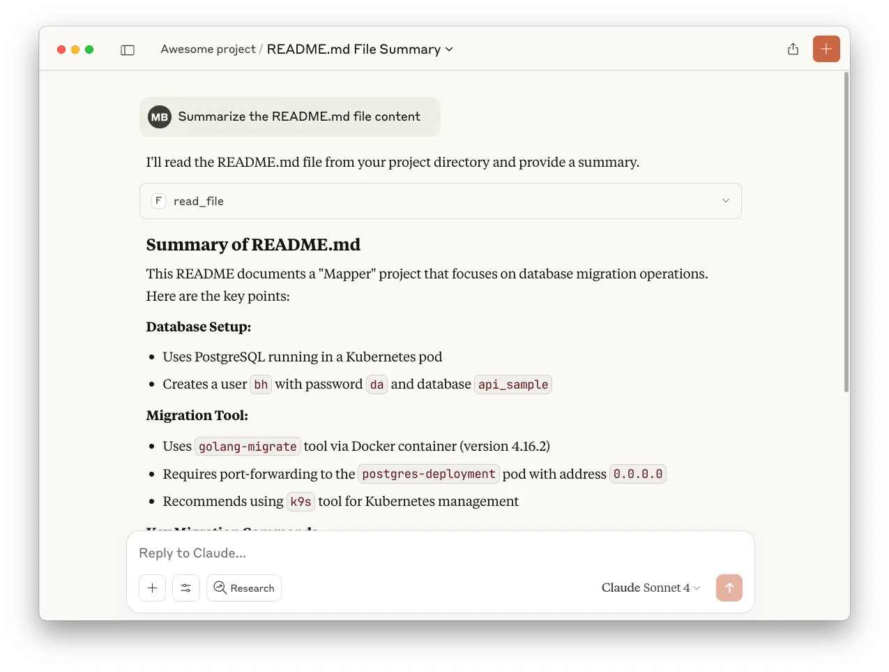 Claude Desktop file query 3